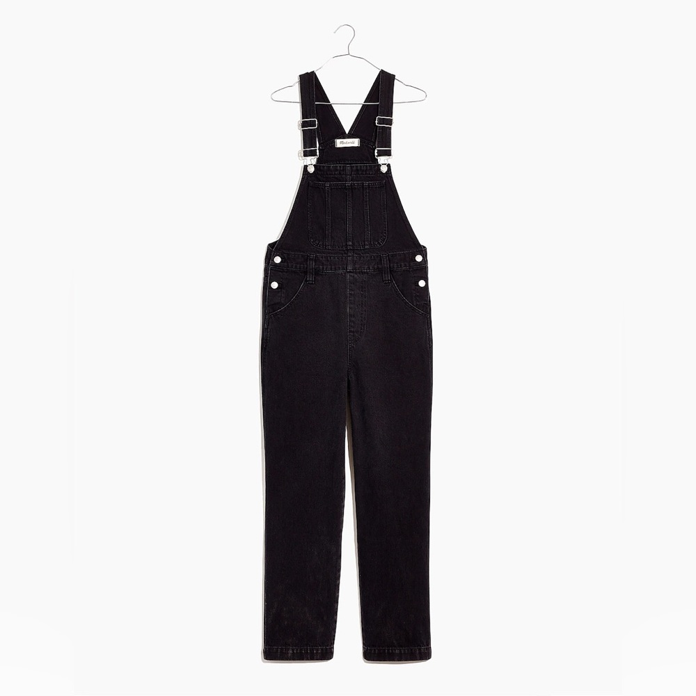 Straight-Leg Overalls in Lunar Wash